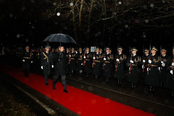 Predsednik Pahor se je udeleil prireditve ob obletnici 1. brigade, postroja Teritorialne obrambe 1990 v Koevski Reki, ko je "Prvi zadialo po Slovenski vojski"